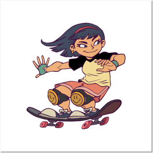 Skater Girl Posters and Art